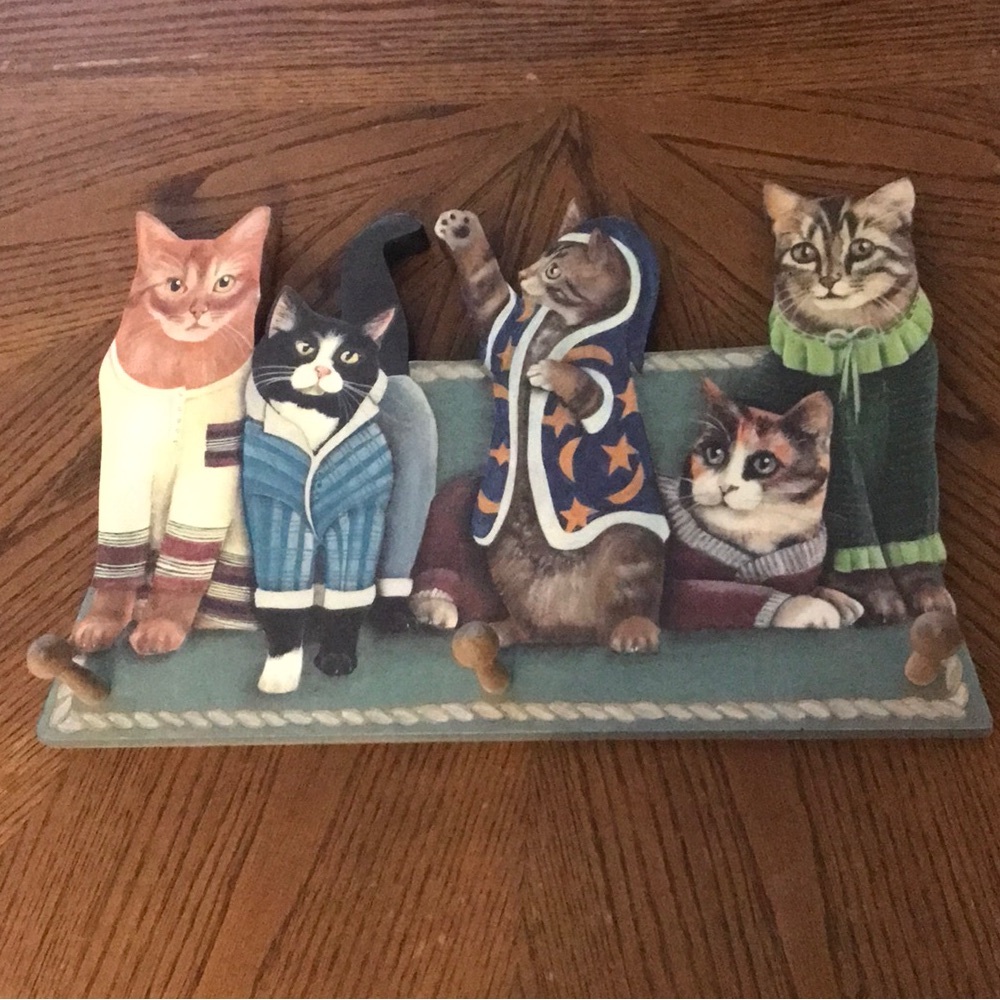 Cat Wall Hook Decor